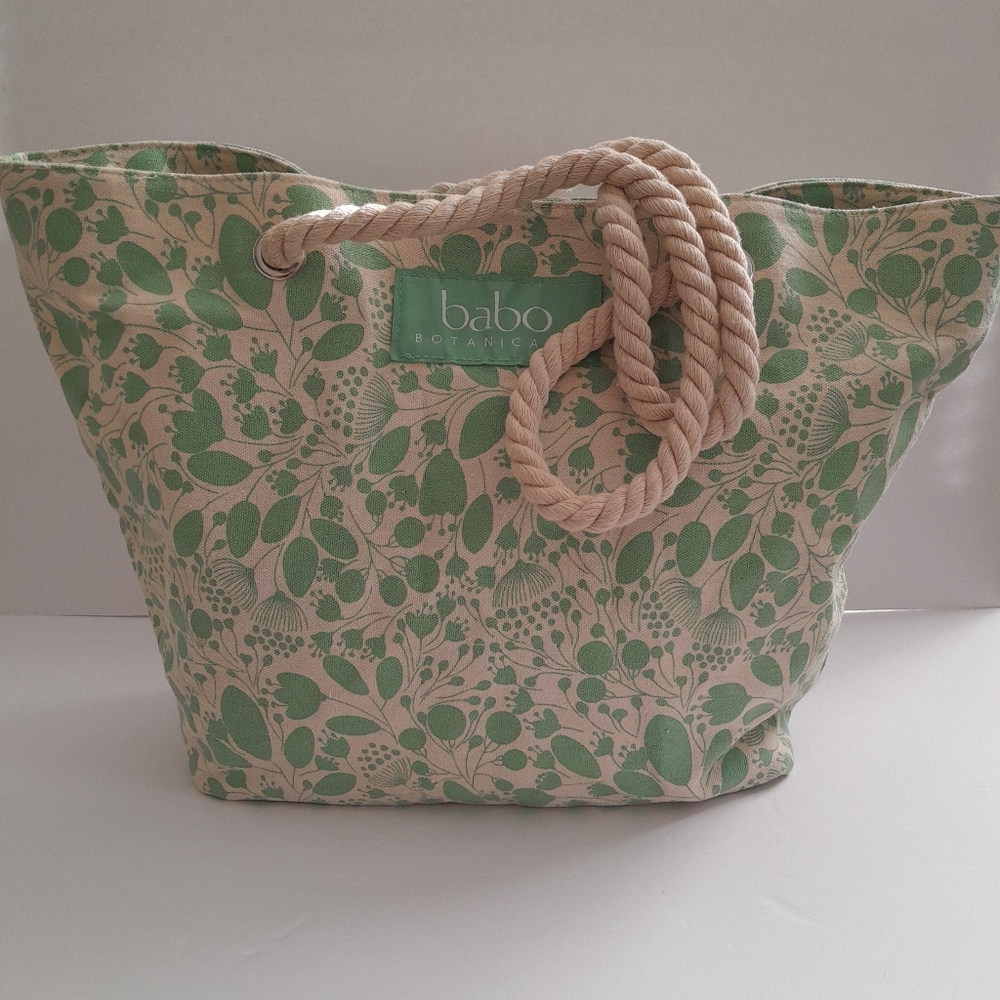 PRICE DROP! Babo Botanicals Green 🍃Tote Bag Size: OS  Babo Botanicals